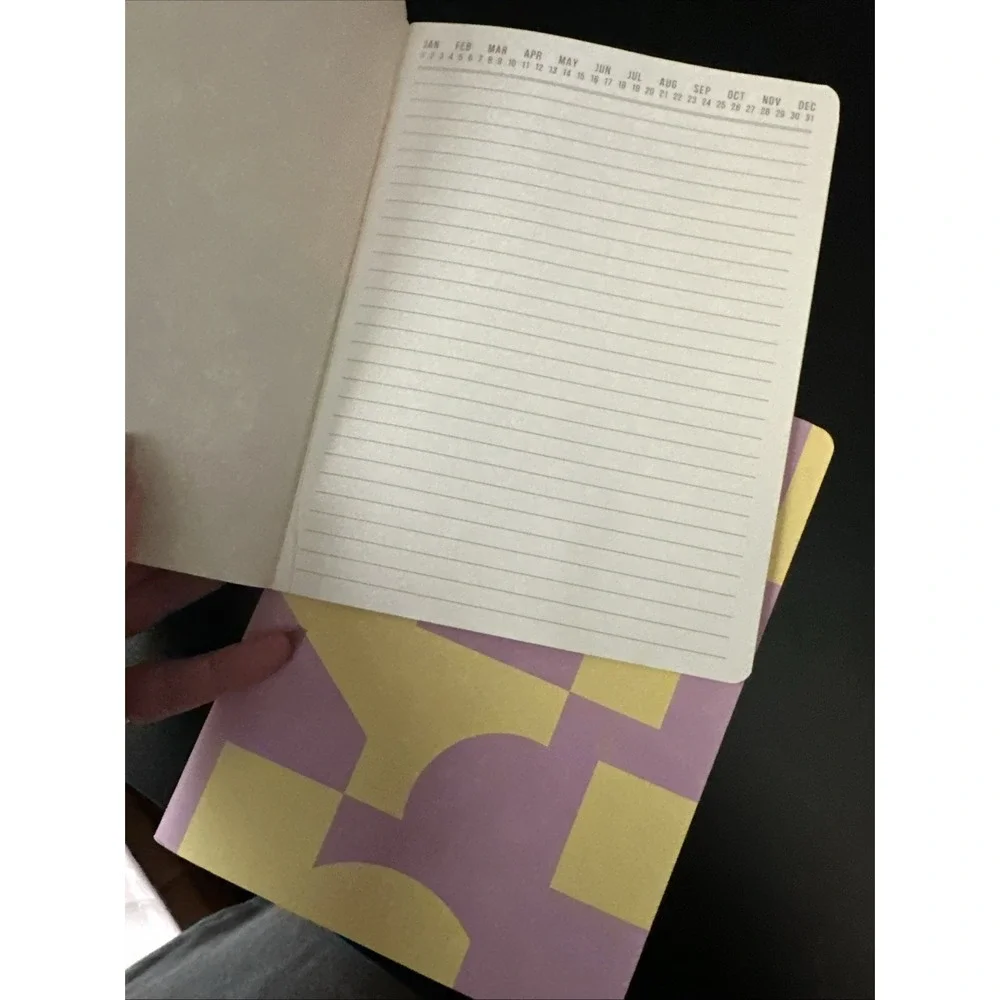 Anthropologie Small Thin Notebooks Retro Colorful‎ Lined